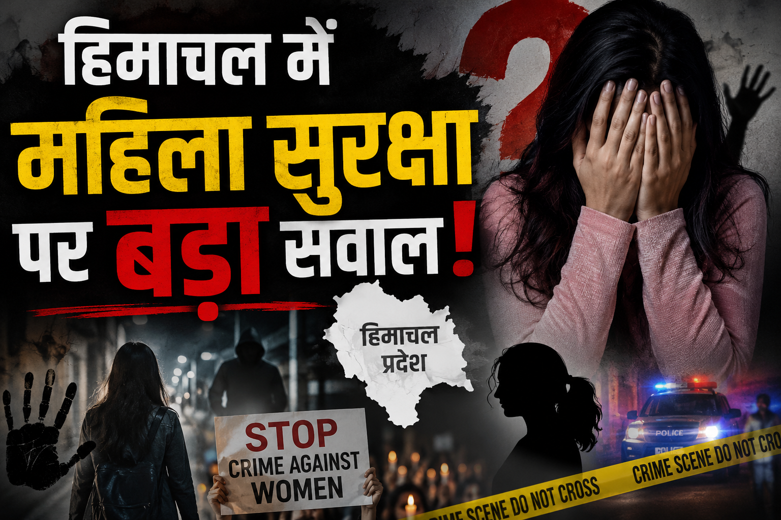 हिमाचल में महिला सुरक्षा पर बड़ा सवाल, अपराधों ने तोड़ा 10 साल का रिकॉर्ड