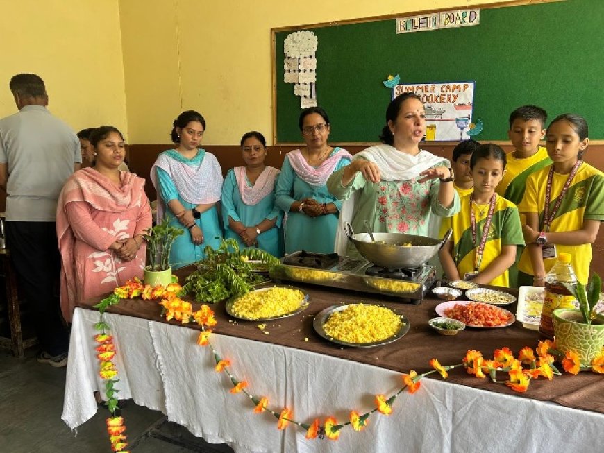 डीएवी विद्यालय नाहन में समर कैंप का आयोजन