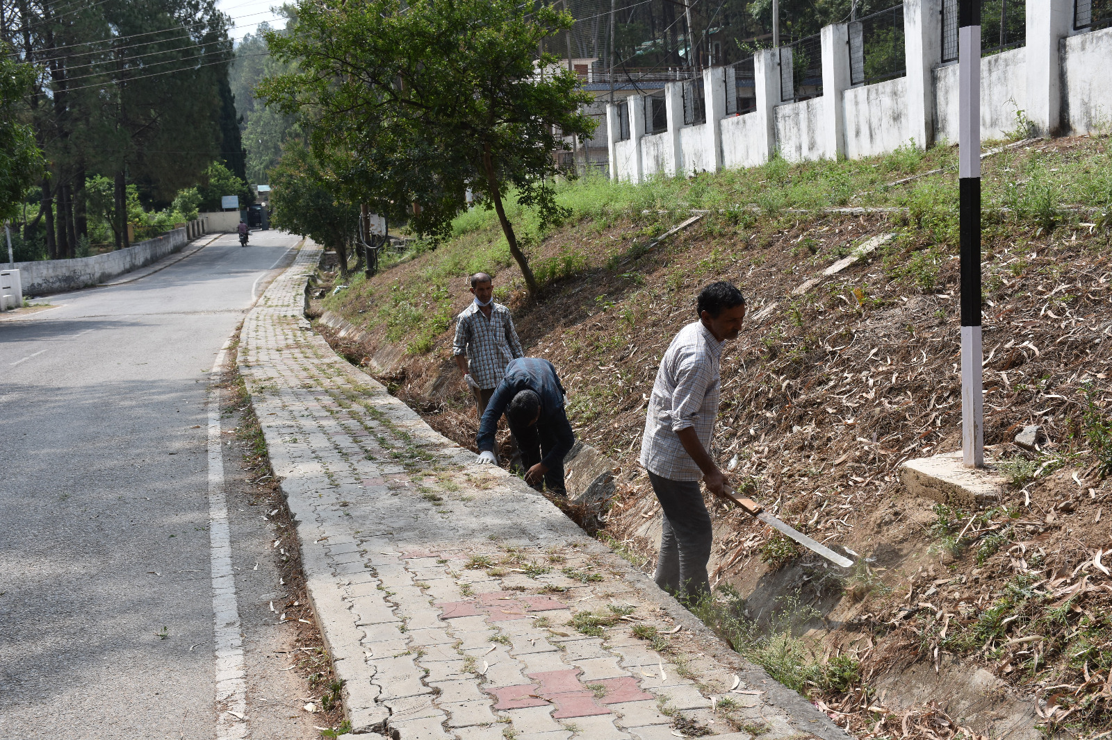 बीएसएल परियोजना पर चलाया गया स्वच्छता अभियान 