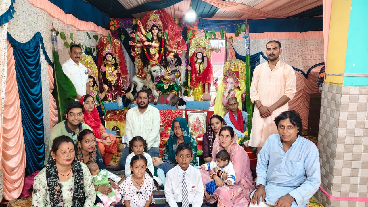 साईं मार्केट जोगिंद्रनगर में माँ दुर्गा उत्सव एवँ विसर्जन कार्यक्रम शुरू