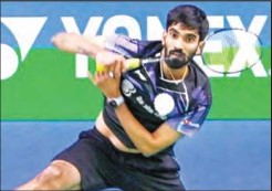 श्रीकांत मलेशिया मास्टर्स के क्वार्टर फाइनल में