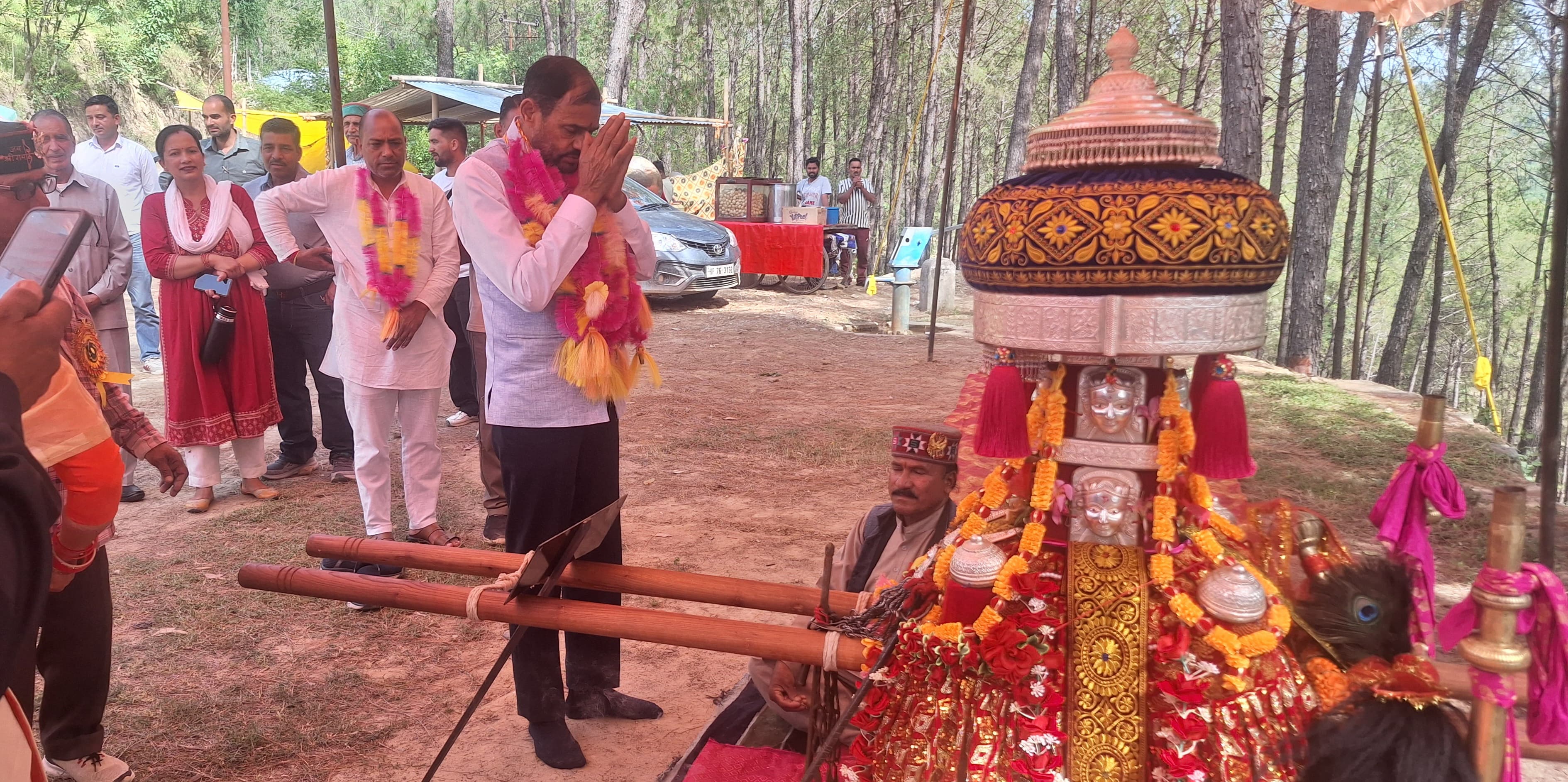 बसेहड़ गांव में मां जालपा को समर्पित दो दिवसीय मेला धूमधाम से शुरू विधायक पूर्ण चंद ठाकुर ने किया शुभारंभ