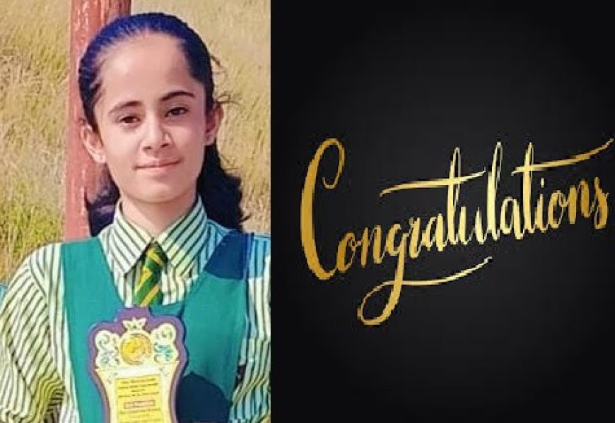 संगड़ाह स्कूल की छात्रा वैभवी शर्मा ने जेएनवी कक्षा 9वीं की प्रवेश परीक्षा की पास