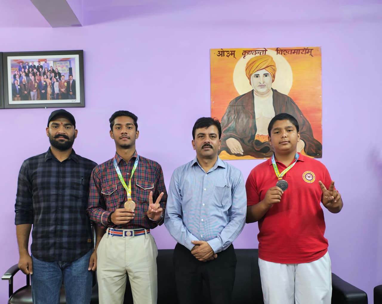 डीएवी जोगिंद्रनगर के कनिक व आशिष ने चमकाया नाम