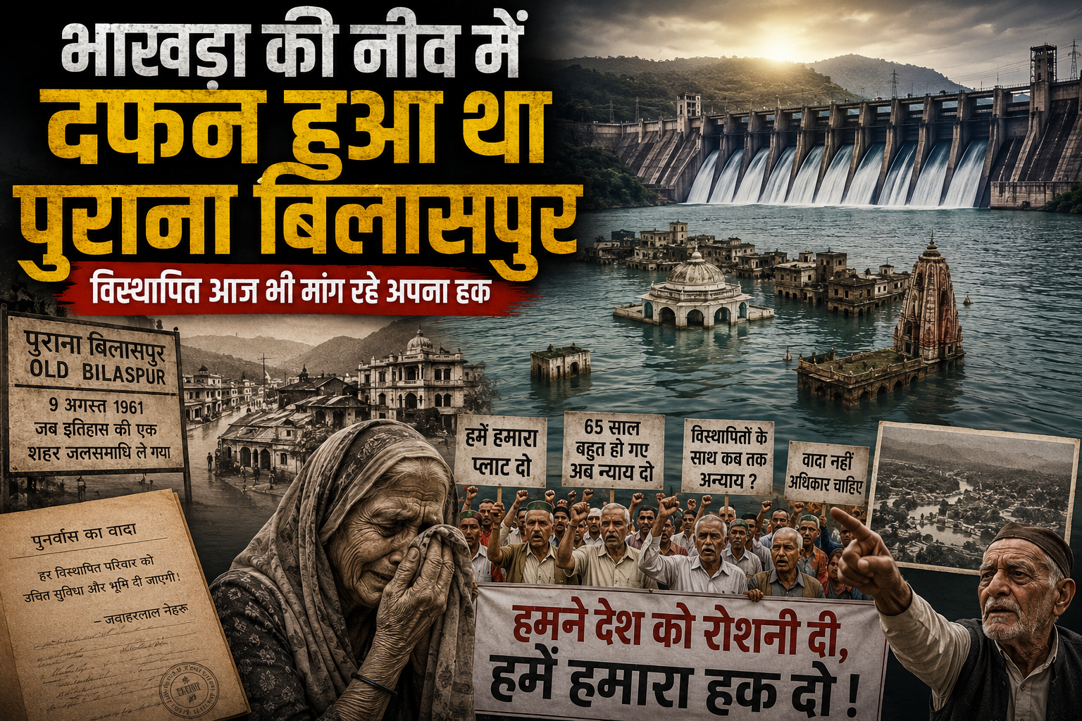 देश को रोशनी मिली, बिलासपुर को मिला विस्थापन का दर्द; 65 साल बाद...