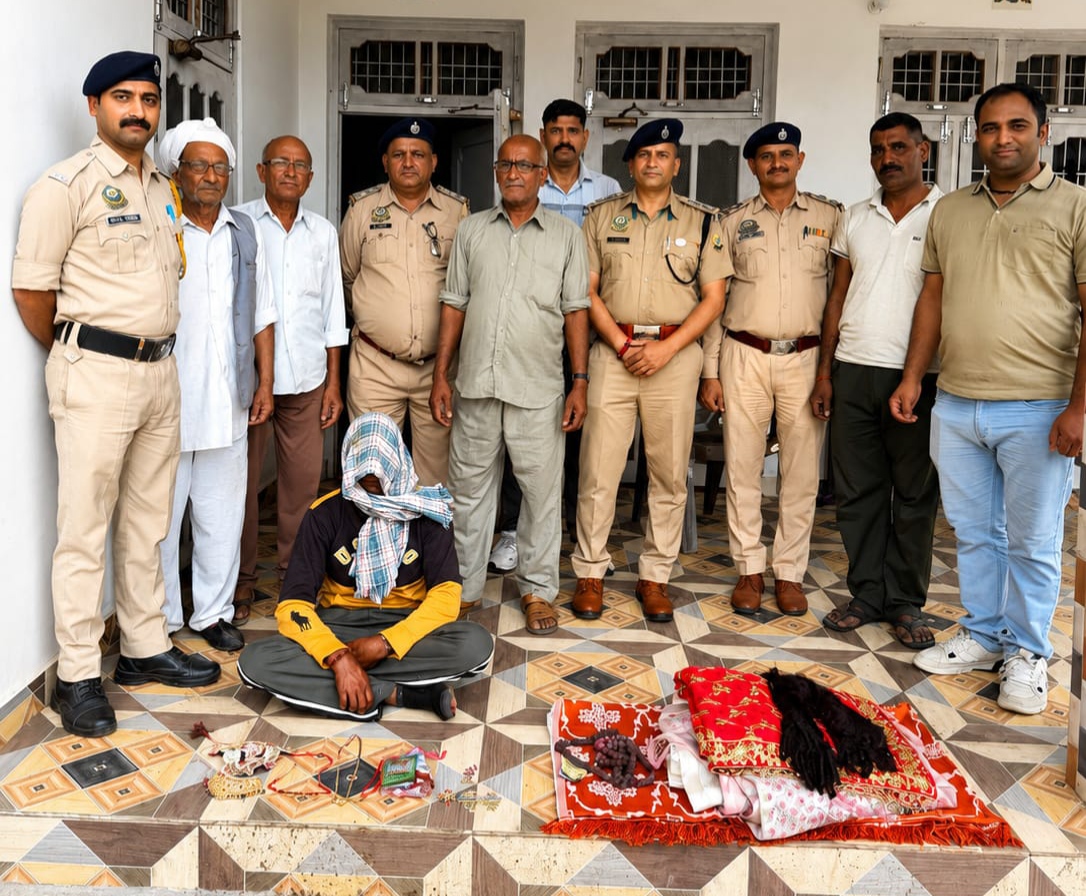 देहरा पुलिस ने मंदिर में हुई चोरी की घटना दो घंटे में सुलझाई, आर...