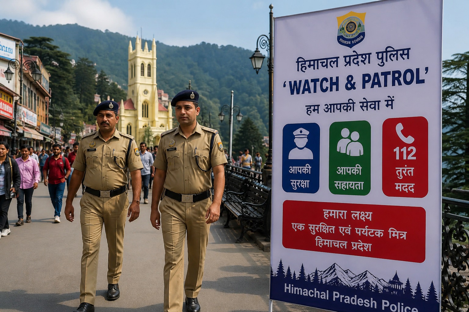 हिमाचल पुलिस का ‘वॉच एंड पेट्रोल’ मॉडल शिमला के बाद मनाली, सोलन...