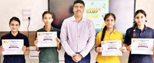 डीएवी स्कूल जवाहर नगर में भारतीय भाषा समर कैंप का आयोजन, बच्चों ने भारतीय भाषाओं का किया अभ्यास  