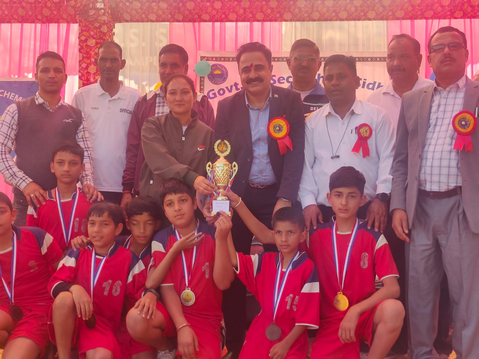 अंडर.14 की 40वीं जिला स्तरीय खेलकूद प्रतियोगिता संपन्न