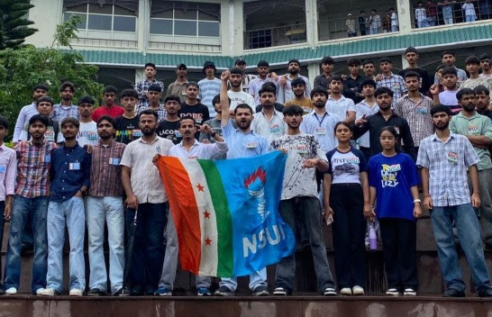 एनएसयूआई  ने नाहन कॉलेज में सौम्यश्री के लिए न्याय की मांग को ले...