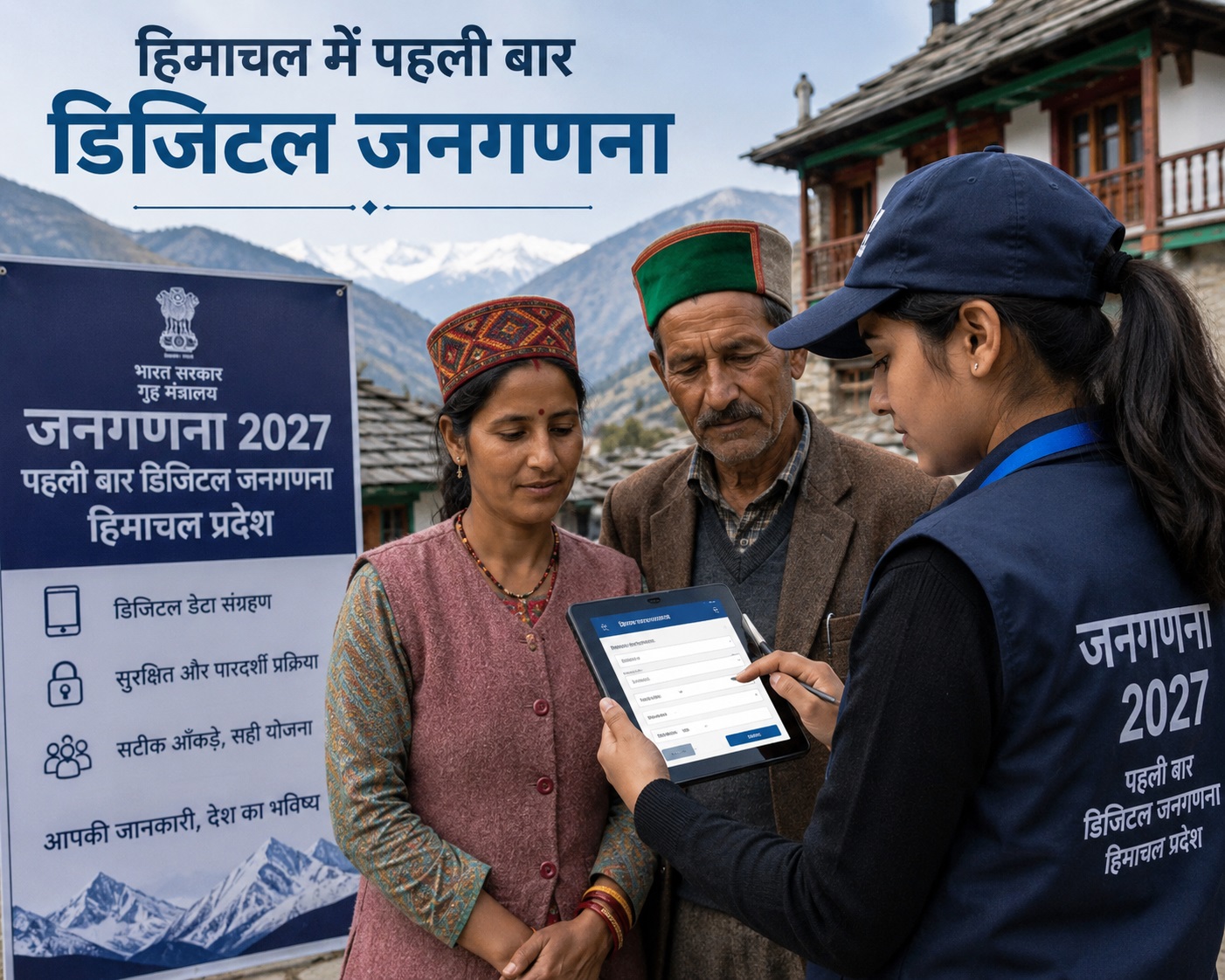 हिमाचल में पहली बार डिजिटल जनगणना, 1 जून से लोग खुद भर सकेंगे ऑनलाइन जानकारी
