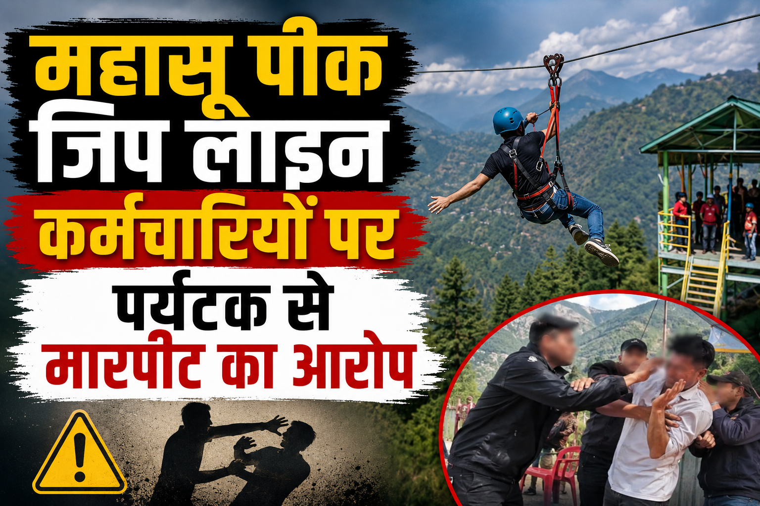 शिमला: महासू पीक स्थित जिप लाइन कर्मचारियों पर पर्यटक से मारपीट का आरोप, FIR दर्ज