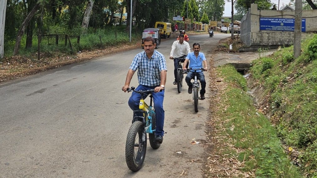 सुंदरनगर में मनाया विश्व साइकिल दिवस