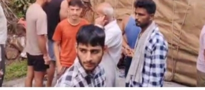 हाईवे कटासन देवी के पास ट्राला पलटा, चालक की मौत