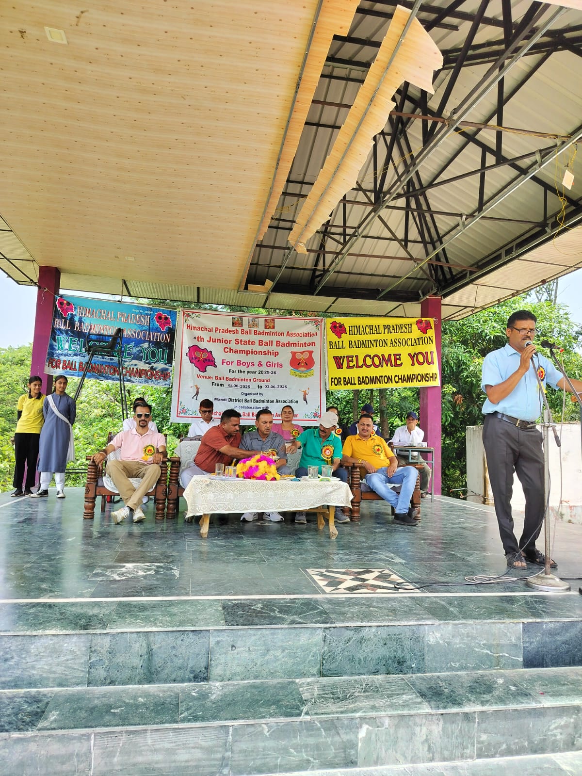 टिक्करी सिध्यानी में चौथी राज्य स्तरीय बॉल बैडमिंटन प्रतियोगिता का भव्य शुभारंभ