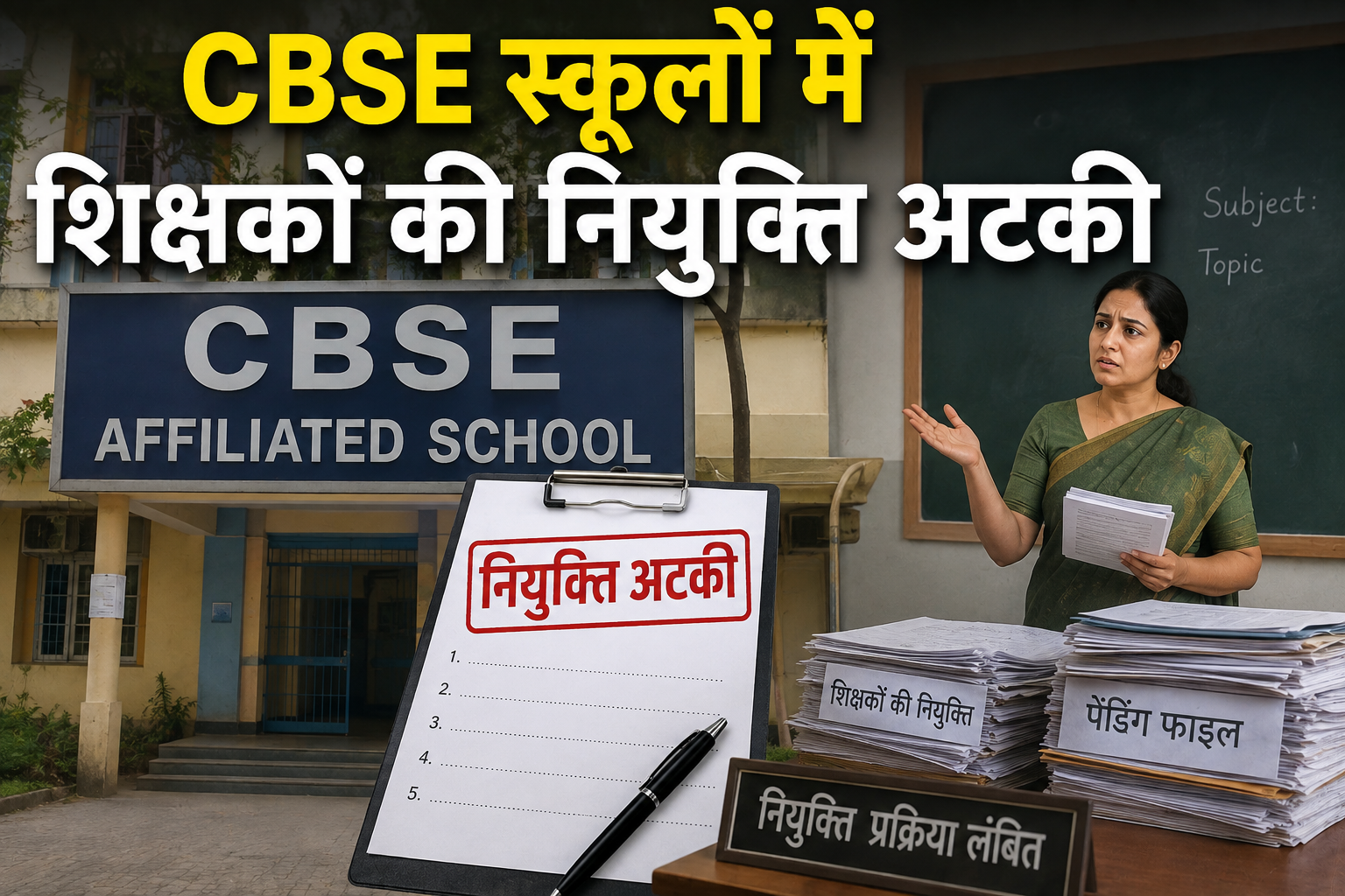 हिमाचल के CBSE स्कूलों में शिक्षकों की नियुक्ति अटकी, कैबिनेट की...