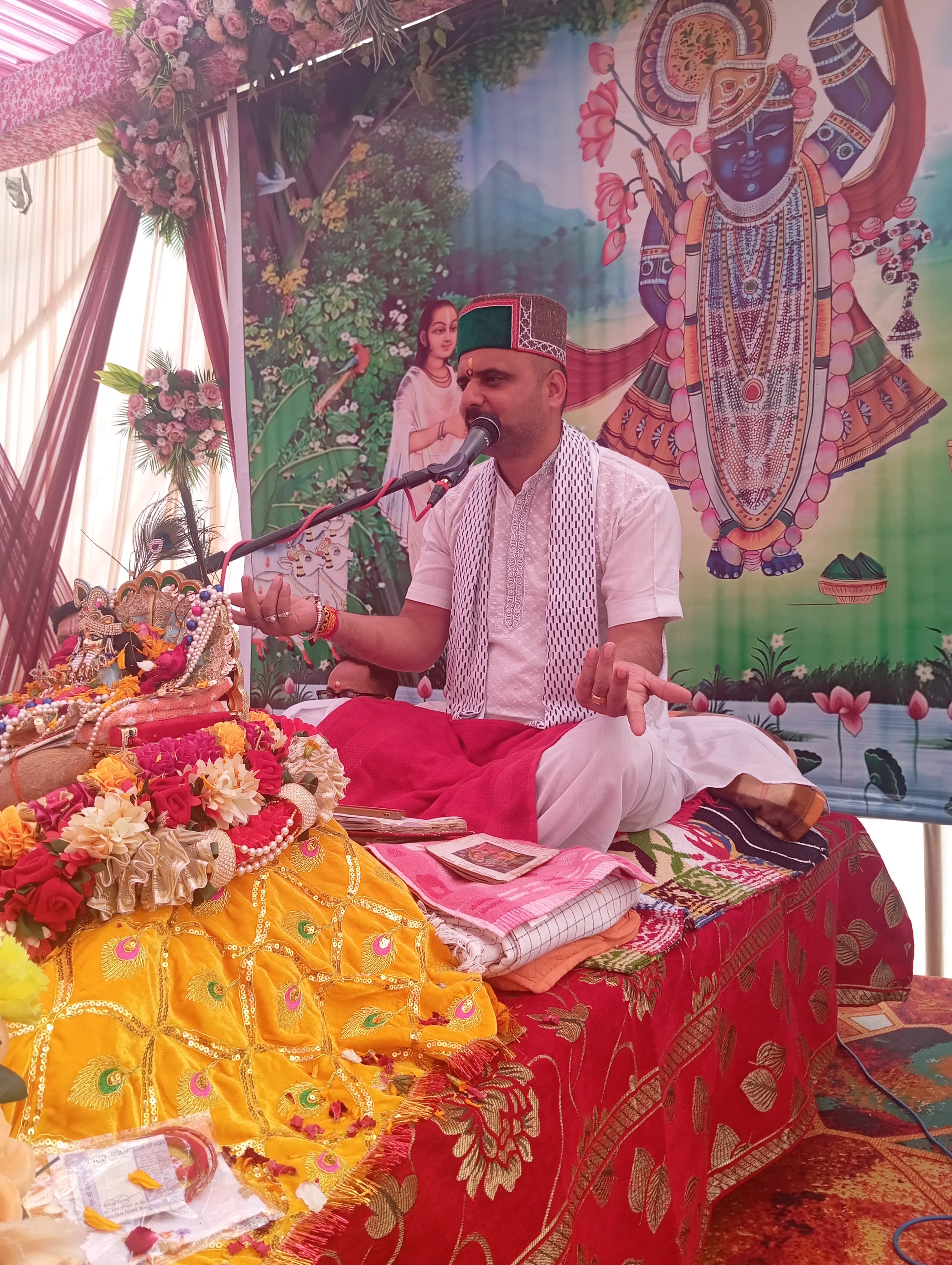 धार्मिक आस्था से ओतप्रोत श्रीमद्भागवत कथा में गूंजा राम और कृष्ण अवतार का महात्म्य