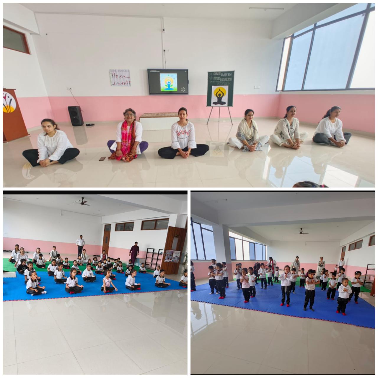 गुरु इंटरनेशनल LMS स्कूल में अंतरराष्ट्रीय योग दिवस पर योगाभ्यास और स्वास्थ्य का संकल्प