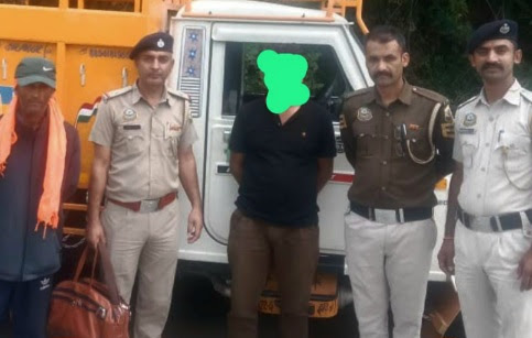 नौहराधार में पुलिस की बड़ी कार्रवाई, 23 पेटी अवैध शराबियों के साथ तस्कर गिरफ्तार