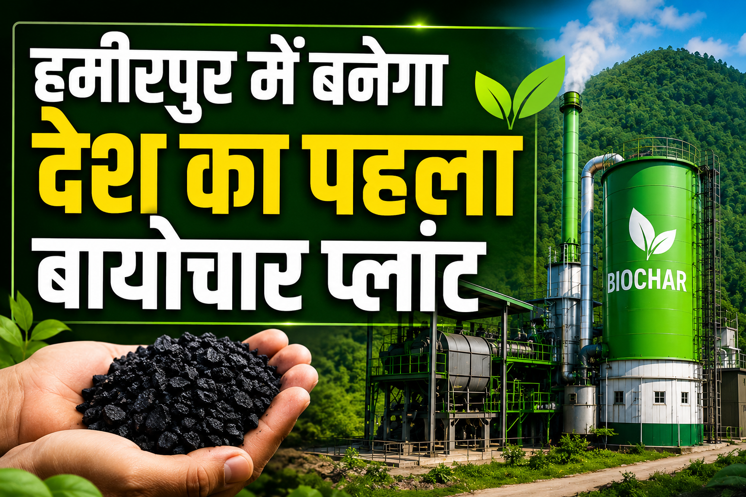 पर्यावरण संरक्षण में हिमाचल बनेगा मॉडल, हमीरपुर में बनेगा देश का पहला बायोचार प्लांट