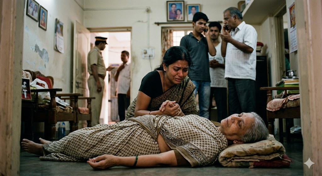 घरेलू विवाद बना मौ*त का कारण: बीच-बचाव करने आई बुजुर्ग महिला की...