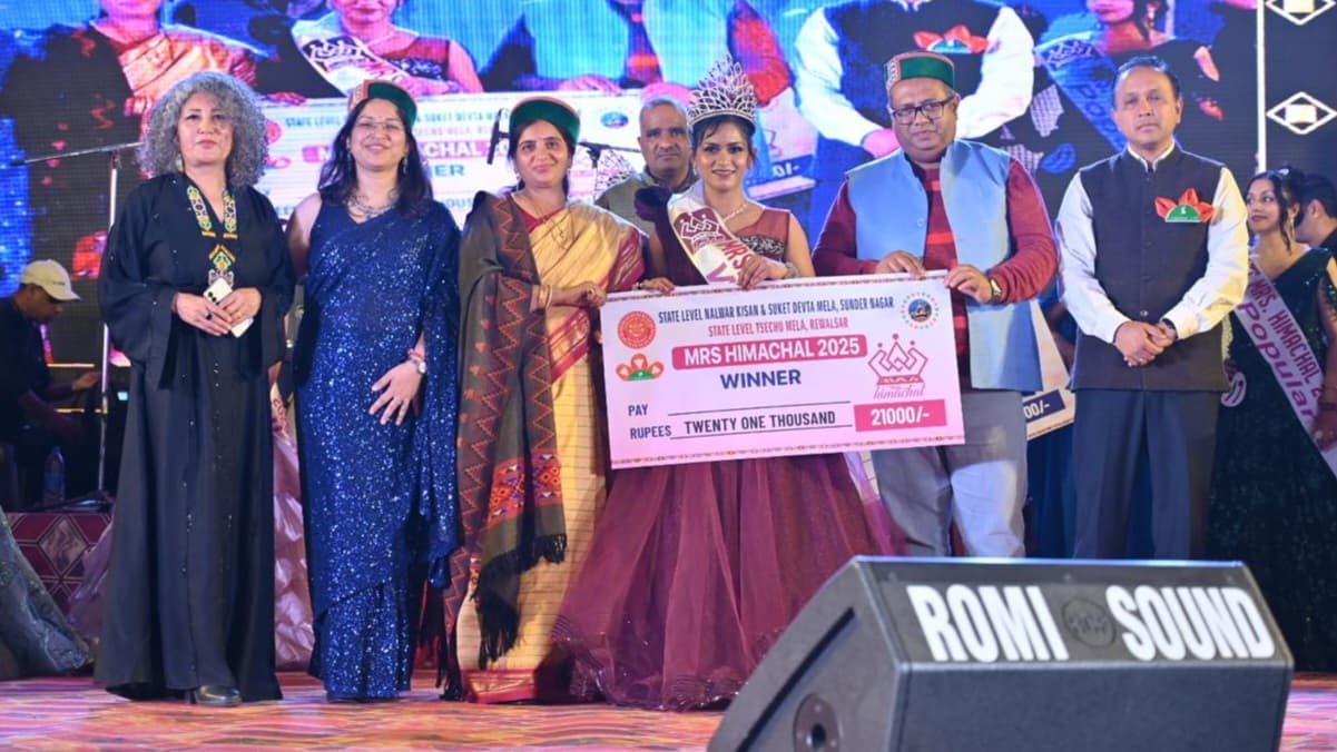 'मिसेज हिमाचल' का ग्रैंड फिनाले संपन्न, नादौन की सोनिया ने जीता ताज