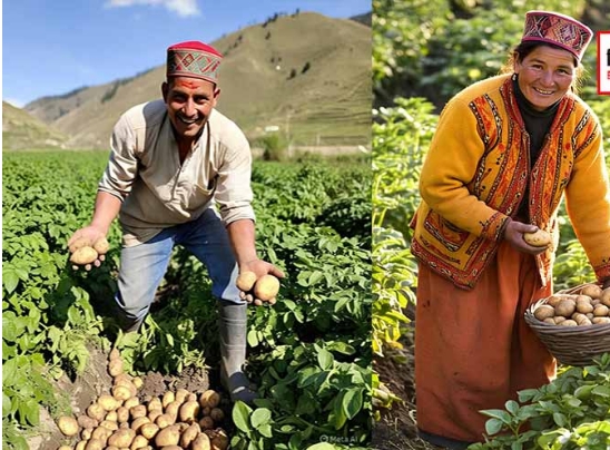 सिरमौर में इस बार  पैदा हुआ 22500 मीट्रिक टन कुफरी ज्योति आलू, बनी तूफानी मांग