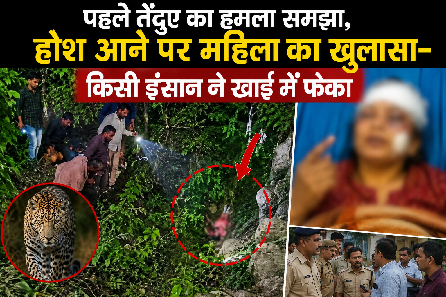 मंडी में सनसनी: पहले तेंदुए का हमला समझा, होश आने पर महिला ने खो...