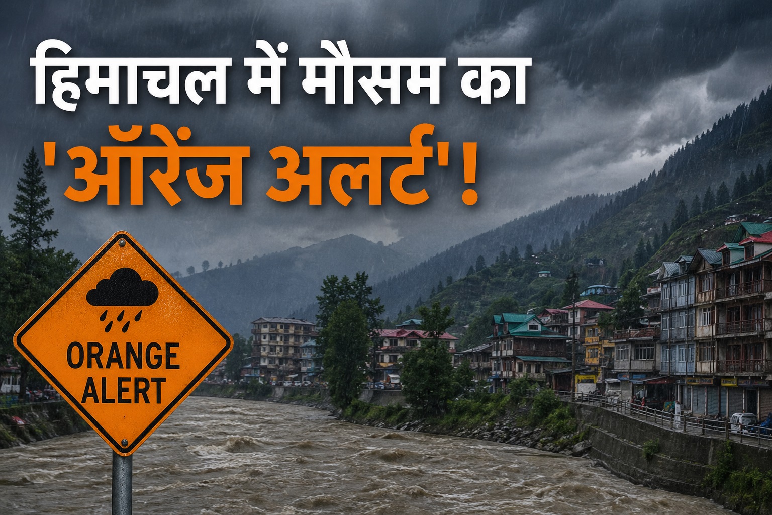 हिमाचल में मौसम का 'ऑरेंज अलर्ट'! कांगड़ा, मंडी और शिमला सहित 4...