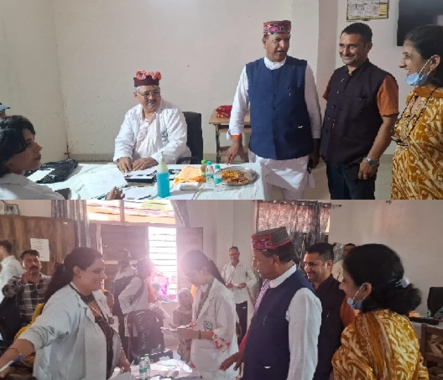 कौलावाला भूड़ में 147 रोगियों की निशुल्क जाँच और दवाइयाँ की वितरि...