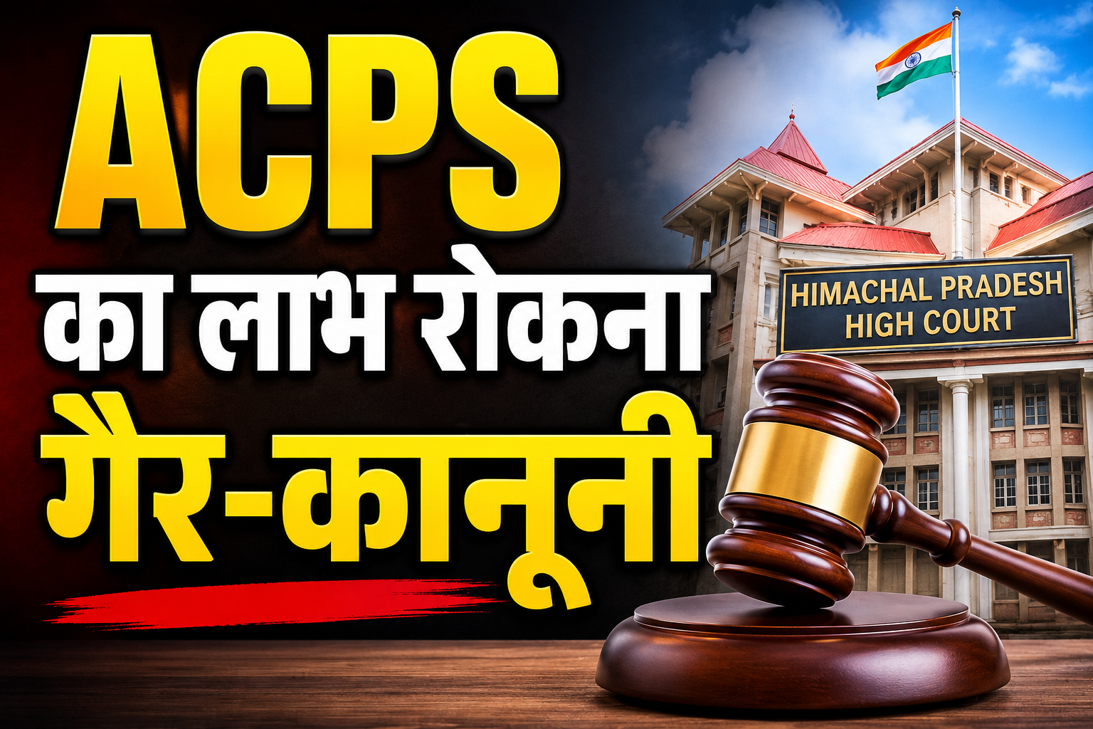 ACPS का लाभ रोकना गैर-कानूनी, हाईकोर्ट ने दिए बकाया भुगतान के आद...
