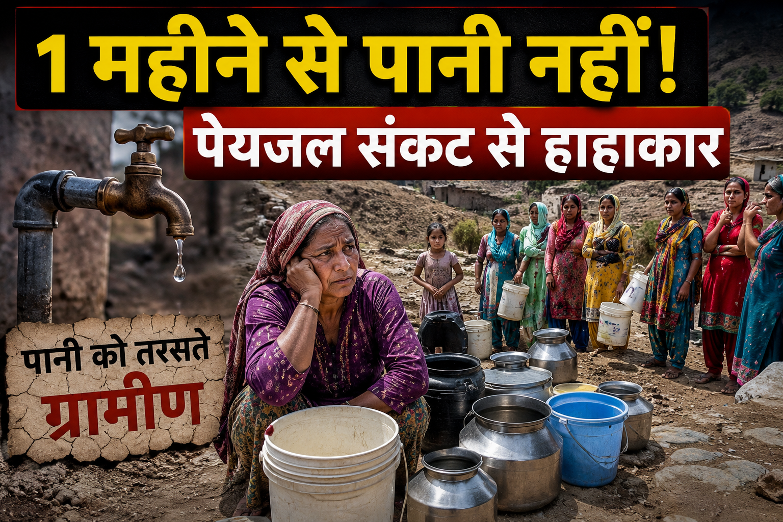  नाहन के कफोटा क्षेत्र में गहराया पेयजल संकट, एक माह से बूंद-बूंद पानी को तरसे ग्रामीण