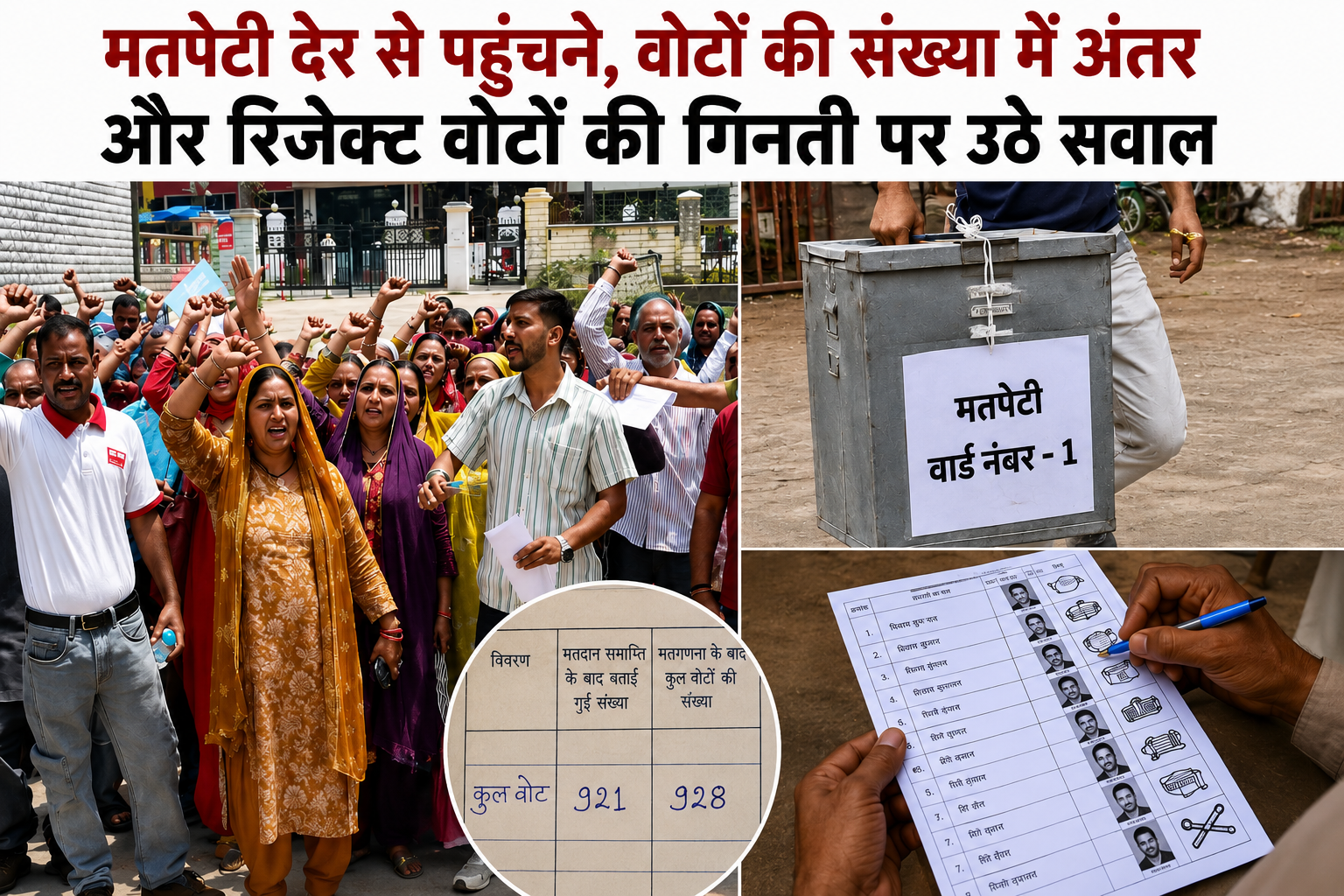 ज्वालामुखी की थिल्ल पंचायत में चुनावी धांधली के आरोप,ग्रामीणों न...