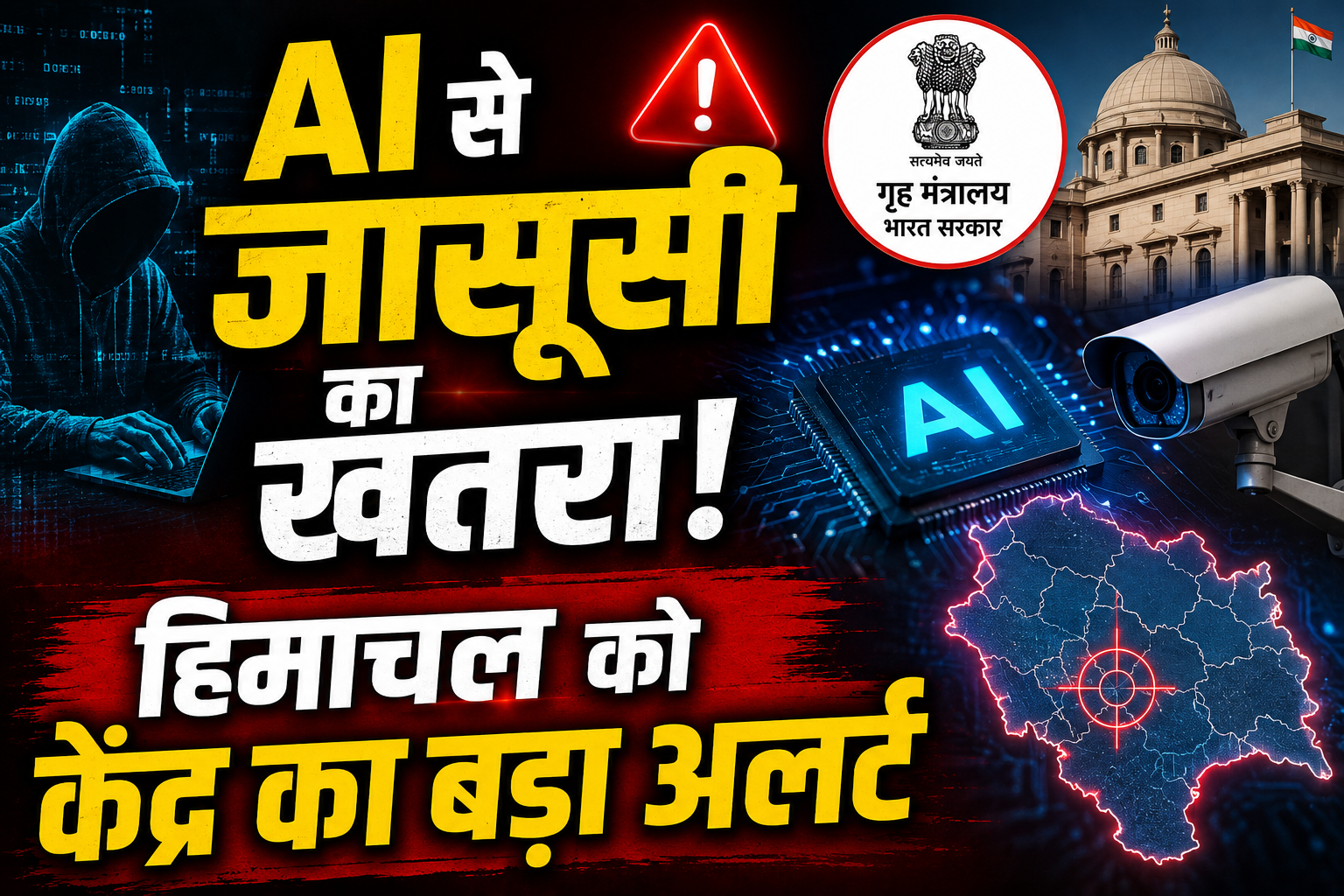 हिमाचल के डेटा और रिसर्च पर विदेशी नजर! AI और IT टूल्स को लेकर केंद्र ने बजाई खतरे की घंटी