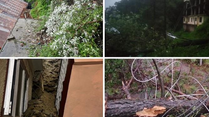 हिमाचल में भारी बारिश का कहर, शिमला में पांच मंजिला भवन गिरा, रा...