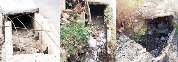 फुटपाथों के स्लैब टूटे, हादसों का बढ़ा खतरा, फुटपाथों के स्लैब टूटे, हादसों का बढ़ा खतरा