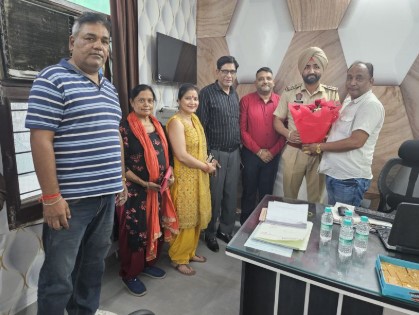 बलटाना पुलिस चौकी में गुरप्रीत सिंह ने संभाला चार्ज