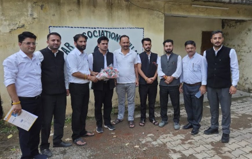 शिलाई बार एसोसिएशन की बैठक दिग्विजय सिंह ठाकुर की अध्यक्षता में...