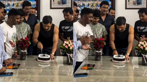 44 के हुए कैप्टन कूल: केक काटकर मनाया जश्न, जानें फिनिशर धोनी की...