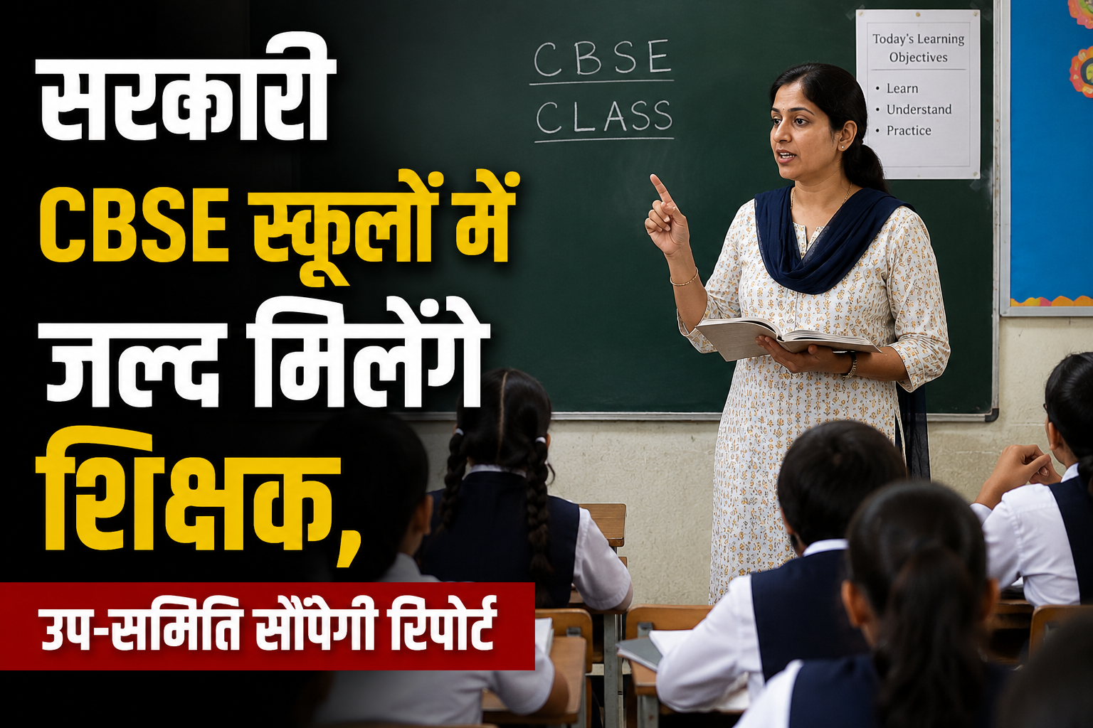 CBSE स्कूलों में शिक्षकों की तैनाती को लेकर सरकार सक्रिय, कमेटी जल्द करेगी फैसला