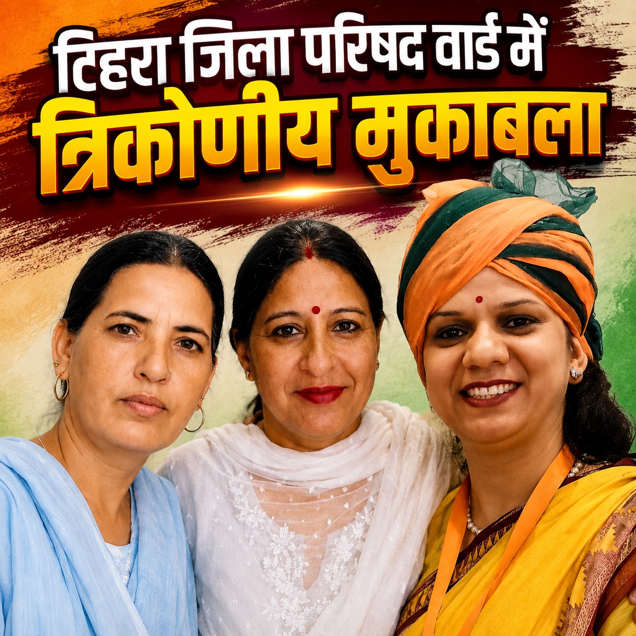 टिहरा जिला परिषद वार्ड में त्रिकोणीय मुकाबला, भाजपा-कांग्रेस के...