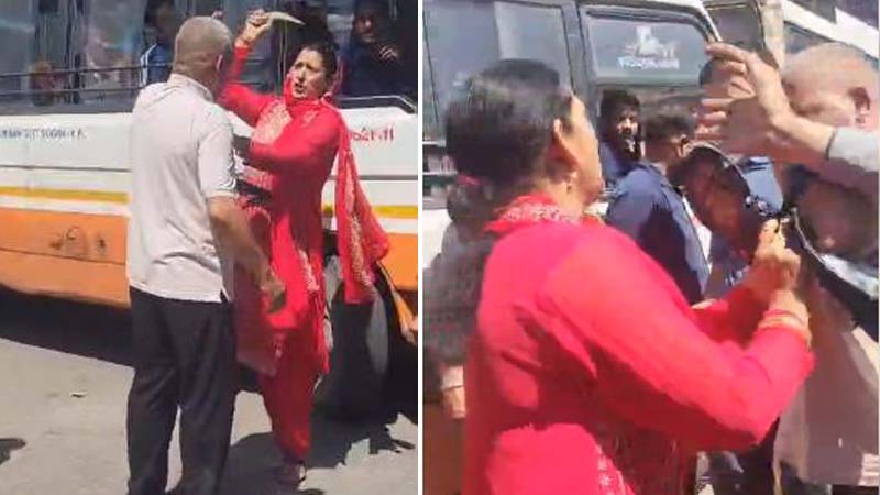 घुमारवीं बस स्टैंड पर सनसनीखेज घटना: दो महिलाओं ने कंडक्टर को चप...