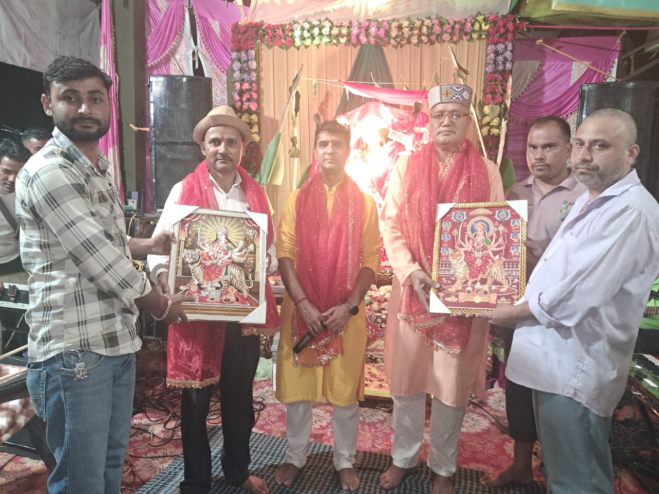 जोगिंद्रनगर में दुर्गा पूजा उत्सव की दूसरी संध्या, भक्ति व उत्साह का समागम