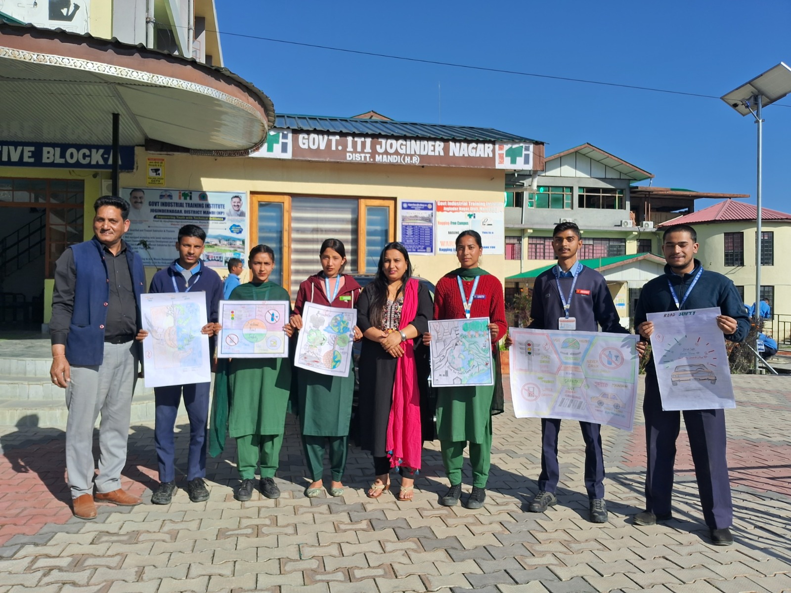 विश्व जल दिवस पर आईटीआई जोगिंद्रनगर में चित्रकला एवं भाषण प्रतियोगिता आयोजित