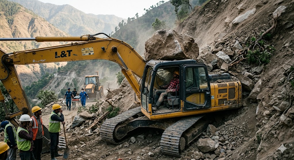 शिमला में दर्दनाक हादसा: मलबे की चपेट में आने से मशीन ऑपरेटर की मौ*त, परिवार मेंपसरा मातम