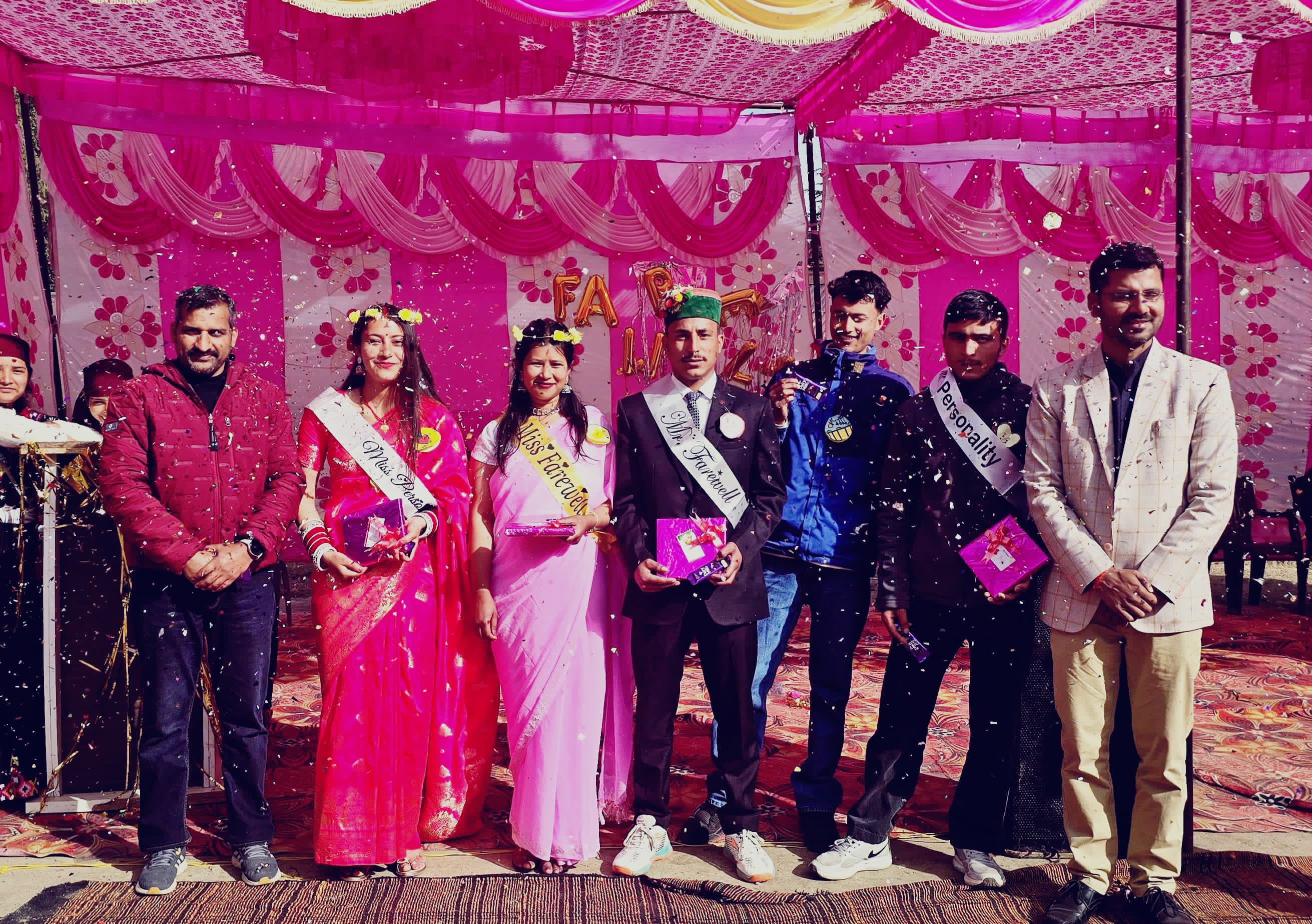 मंजू मिस व पवन मिस्टर फेयरवेल बने