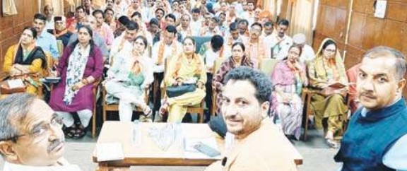 भाजपा जनता तक पहुंचाएगी केंद्र की उपलब्धियां