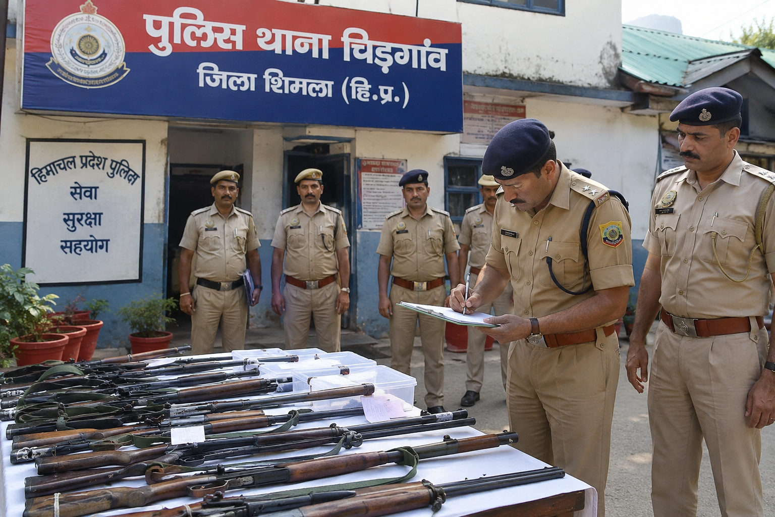 लाइसेंसी हथियार जमा न कराने वालों पर कार्रवाई, चिड़गांव-रोहड़ू में FIR