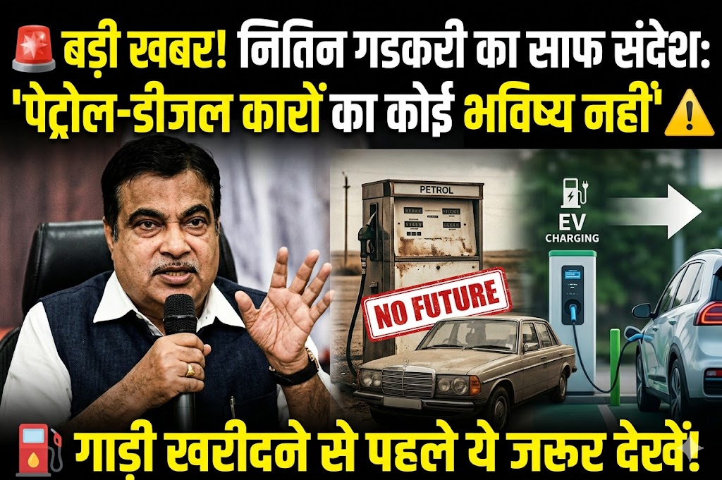 पेट्रोल-डीजल कार लेने वालों के लिए बुरी खबर! नितिन गडकरी का साफ...