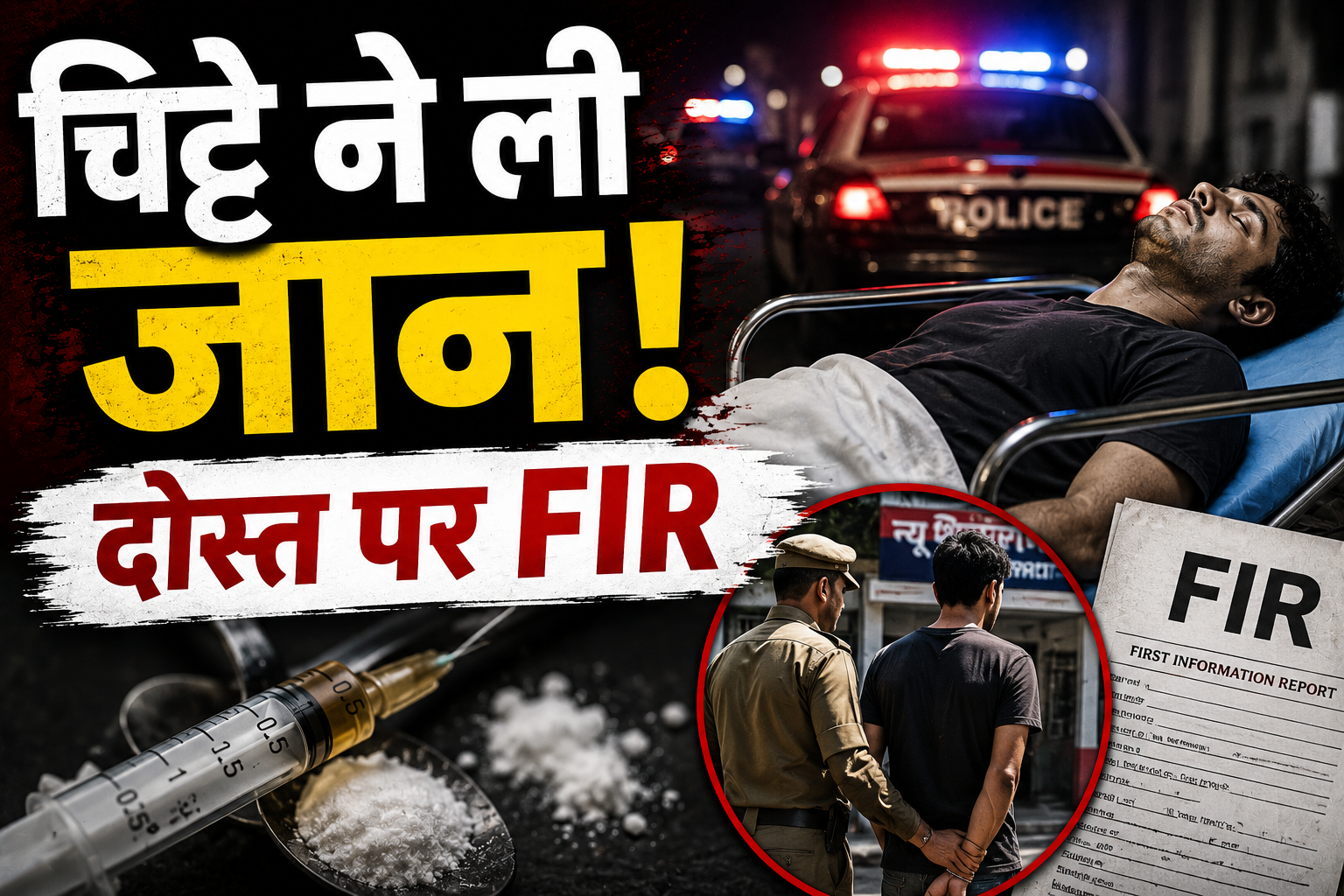 चिट्टे ने ली एक और जान! युवक की मौ*त के बाद दोस्त पर FIR